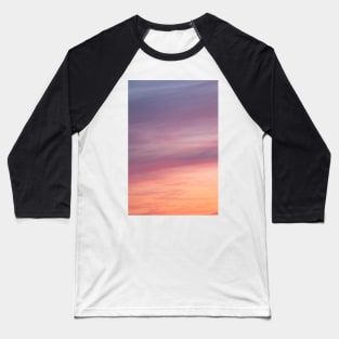 Colorful sunset clouds at dusk sky scape Baseball T-Shirt